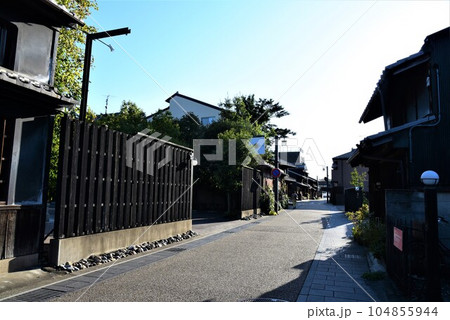 岐阜市に保存される古い街並み。 岐阜市に保存される古い街並み。 104855944