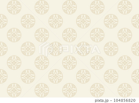 和柄の背景　七宝 104856820