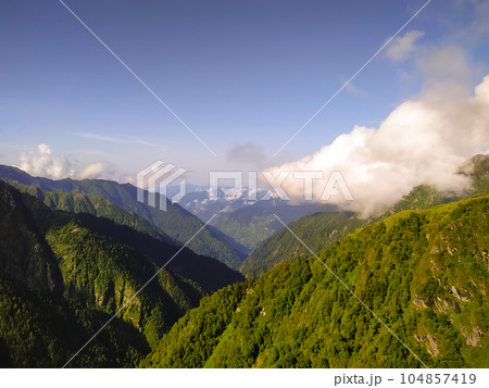 Beautiful mountain landscape in Himalayas Beautiful mountain landscape in Himalayas 104857419