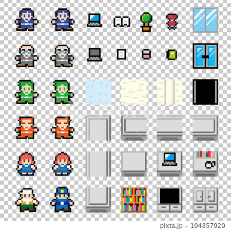 現代RPG風格像素藝術商業套裝 104857920