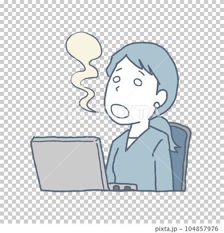 疲れ切った女性 104857976
