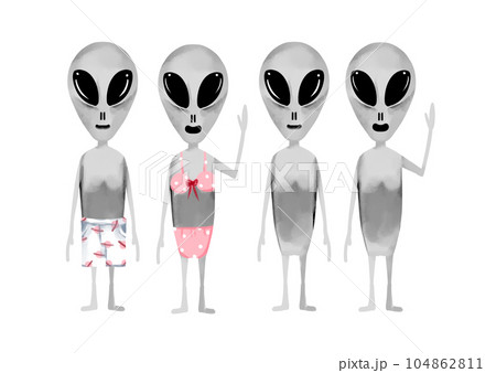 宇宙人セット 104862811