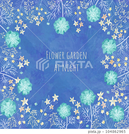 夜の花畑 104862965