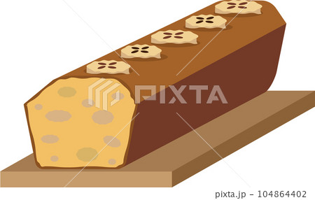 バナナケーキ 104864402