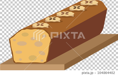 バナナケーキ 104864402