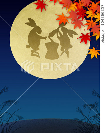 十五夜背景素材 十五夜背景素材 104866857