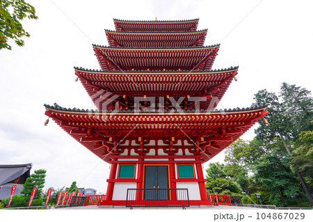 高幡不動尊の五重塔（東京都日野市） 104867029