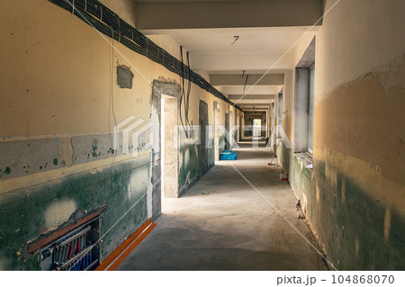 Corridor during renovation Corridor during renovation 104868070