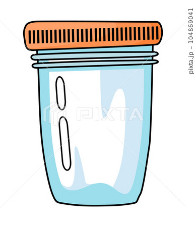 Empty glass jar with wooden screw cover isolated at white background, eco friendly concept Empty glass jar with wooden screw cover isolated at white background, eco friendly concept 104869041