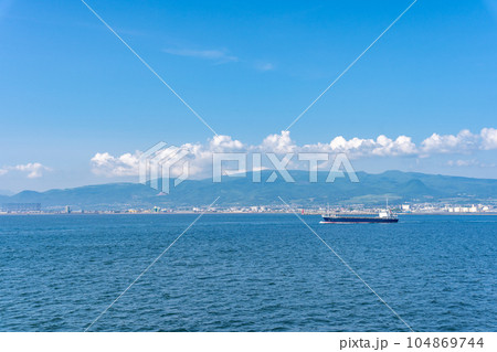 津軽海峡　北海道　函館方面 104869744