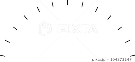 可愛いシンプル集中線 可愛いシンプル集中線 104873147