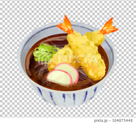 天ぷらそば　天ぷら蕎麦 104873448