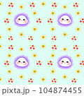 cat background flowers 104874455