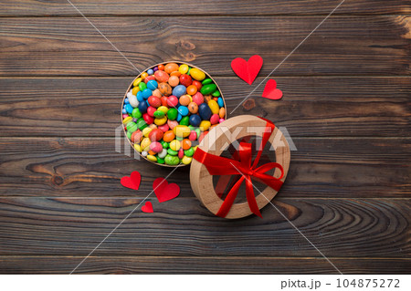 Valentine day composition 104875272