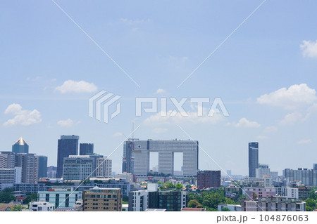 View of Lat Phrao with Elephant Tower, Bangkok 104876063