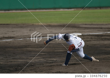 高校野球 ピッチングシーン 高校野球 ピッチングシーン 104876250