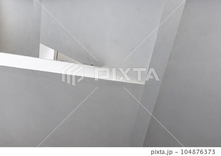 Abstract white minimal architecture photo background 104876373