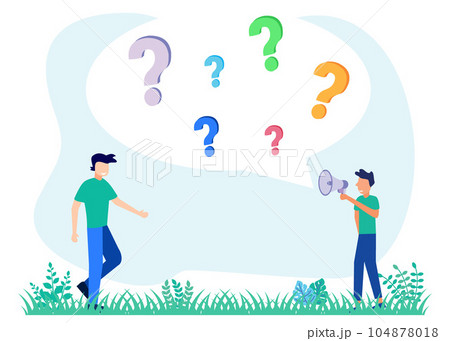 Illustration vector graphic cartoon character of Choices about the company's work strategy 104878018