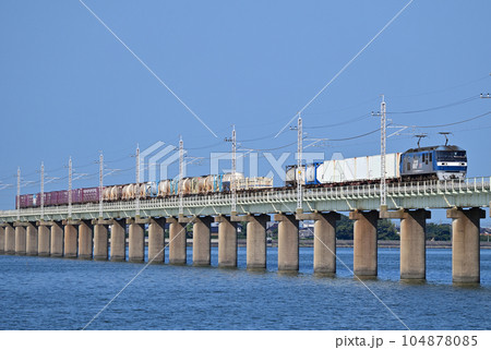 鹿島線　延方ー鹿島神宮　JR貨物　EF210-161（新鶴見） 104878085