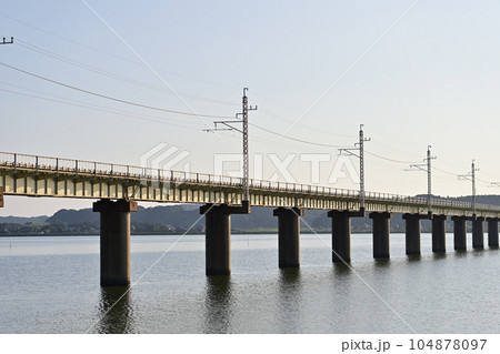鹿島線 延方ー鹿島神宮 JR東日本 北浦橋梁 鹿島線 延方ー鹿島神宮 JR東日本 北浦橋梁 104878097