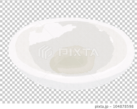 rounded white bowl 104878598