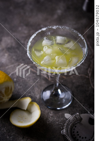 Lemon citrus Margarita or Martini cocktail 104879032