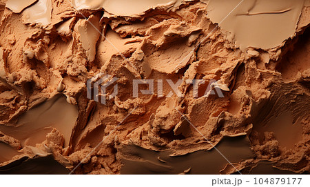 Delicious home made ice cream with coffee, desert menu, sweet concept 104879177