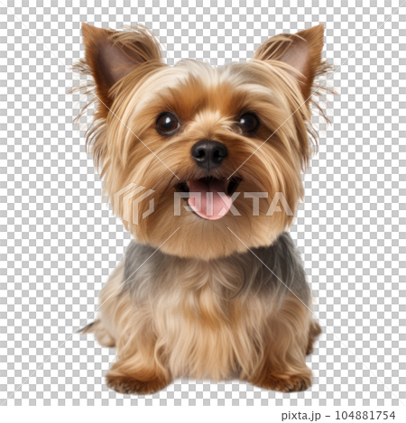 Yorkshire Terrier face shot isolated. Illustration AI Generative Yorkshire Terrier face shot isolated. Illustration AI Generative 104881754