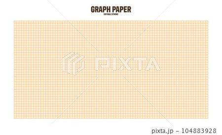 Sheet of blue graph paper with grid. Millimeter paper texture, geometric pattern. Lined blank for drawing, studying, technical engineering or scale measurement. Vector illustration Sheet of blue graph paper with grid. Millimeter paper texture, geometric pattern. Lined blank for drawing, studying, technical engineering or scale measurement. Vector illustration 104883928