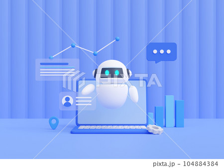 3DCG｜人工知能AIとノートパソコンで業務効率化 104884384