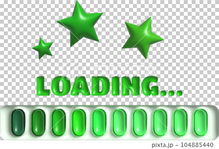 Loading bar and progress visualization Loading status collection Web design elements. 3d illustration. Loading bar and progress visualization Loading status collection Web design elements. 3d illustration. 104885440