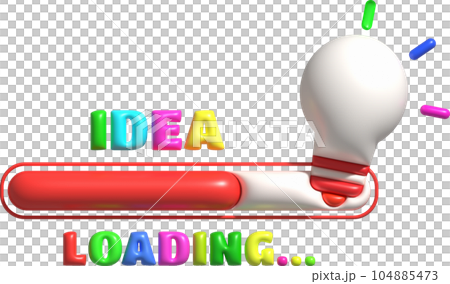 Loading bar and progress visualization of light... - Stock Illustration ...