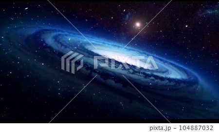 宇宙に漂う星雲 104887032