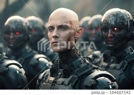An army of cloned people. An army of cloned people. 104887342