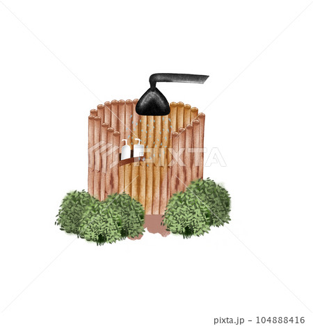 Premium vector. Object and symbol are the element. 104888416