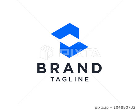 Abstract Initial Letter Z Logo. Blue Shape Combination with Negative Space Letter inside. Usable for Business and Technology Logos. Flat Vector Logo Design Template Element. 104890732