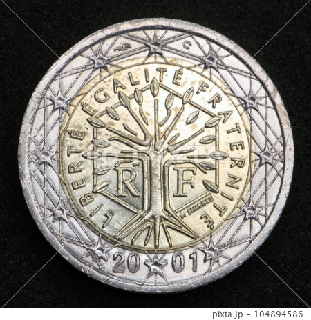 2 Euro standard coin from France 104894586