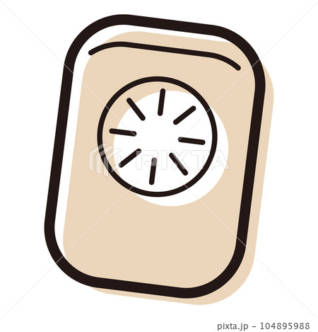 携帯用ミニ扇風機（ハンディファン）のイラスト 104895988