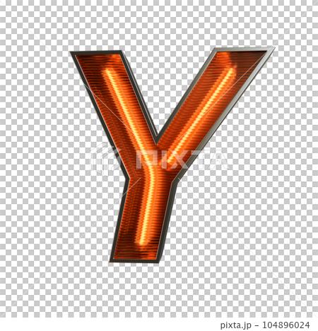 Neon Light Alphabet on transparent background, PNG file Neon Light Alphabet on transparent background, PNG file 104896024