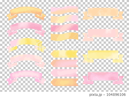 watercolor ribbon watercolor ribbon 104896106