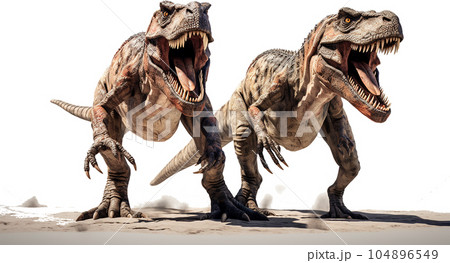 ティラノサウルスのイメージ No3-5 Generative AI 104896549
