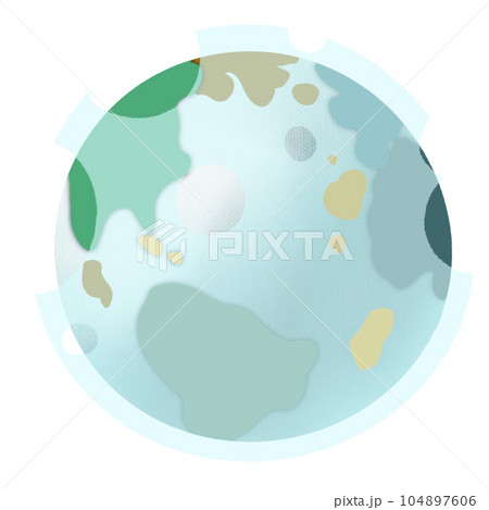 earth ozone covers the earth nature environment earth with green forest 104897606