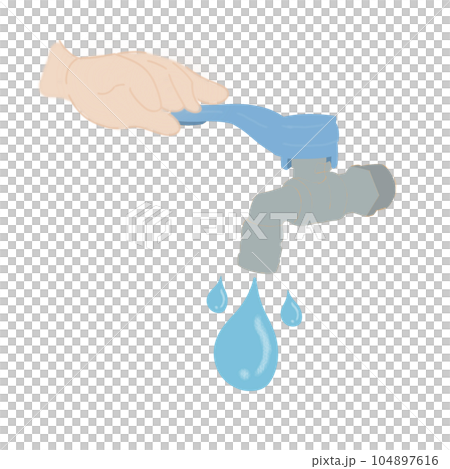 Turn off the faucet Turn off the faucet 104897616