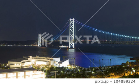 明石海峡大橋の夜景 / Akashi Kaikyo Bridge, Japan 明石海峡大橋の夜景 / Akashi Kaikyo Bridge, Japan 104899224