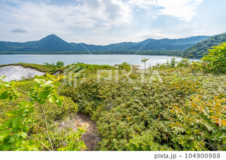 恐山　五智山展望台　宇曽利山湖 104900988