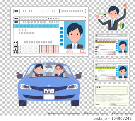 一組獲得駕駛執照的商人 104902248