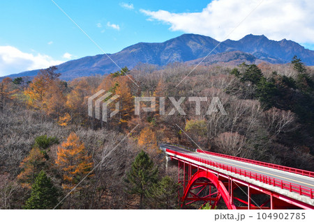 秋 川俣東沢渓谷 東沢大橋 秋 川俣東沢渓谷 東沢大橋 104902785