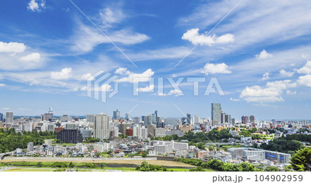 仙台市全景 青葉城祉より仙台市全景 仙台市全景 青葉城祉より仙台市全景 104902959
