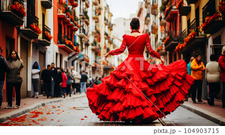 フラメンコダンサー フラメンコダンサー 104903715