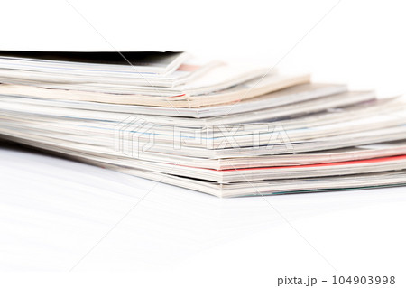 Magazines up close shot 104903998